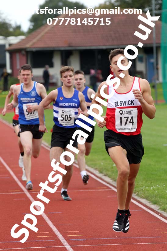 800 metres, NECAA Open Meeting, Morpeth, Sunday, September 27th. David T. Hewitson/Sports for All Pics